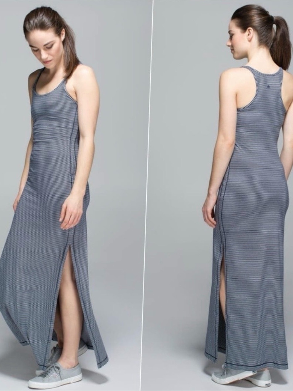 lululemon athletica Striped Racerback Maxi Dress